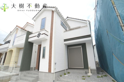 【外観】 | 海老名市門沢橋3丁目　新築戸建て　全6棟【仲介手数料無料】　 | 建物完成しました！！【仲介手数料無料でご紹介可能です】大樹不動産
