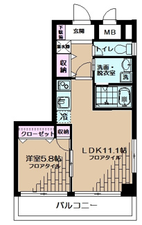 【間取り】 | ラフレシール市川