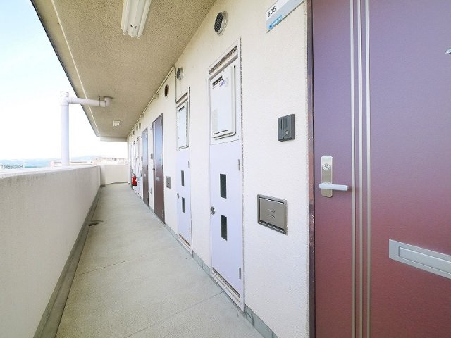 アイリスハイツ1号館のその他共用部分|玄関回りとなります