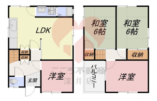 【間取り】 | 堺市堺区百舌鳥夕雲町1丁戸建
