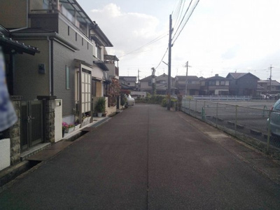 【前面道路含む現地写真】 | 城陽市寺田樋尻　中古戸建