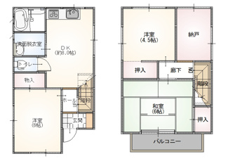 【間取り】 | えのき貸家