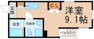 【間取り】 | 《満室》名古屋市昭和区鶴舞3丁目一棟アパート　