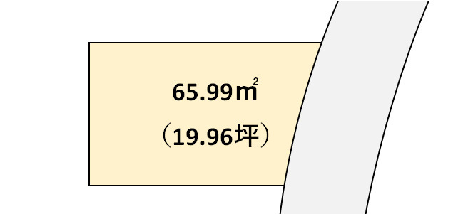 和歌山市鳴神・土地・123851の区画図