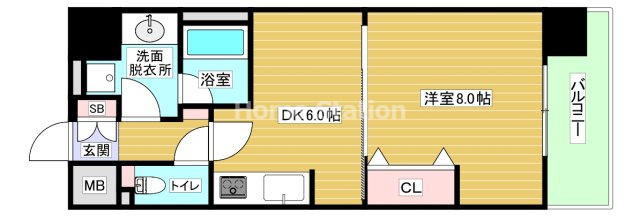 【間取り】 | アルグラッド福島EAST