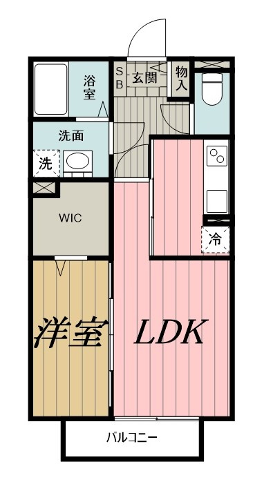 コモド　B棟の間取り
