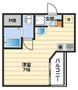 ひふみ苑天満橋の間取り