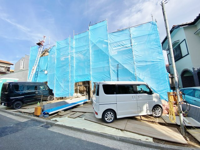 カースペース３台。ＬＤＫ２０．８帖♪保土ケ谷区法泉2丁目　全２棟新築戸建ての外観|建物は2022年1月完成予定です