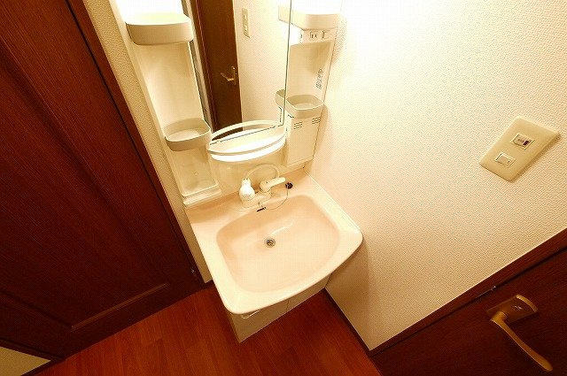 メゾンK’sの洗面所|広い洗面スペース