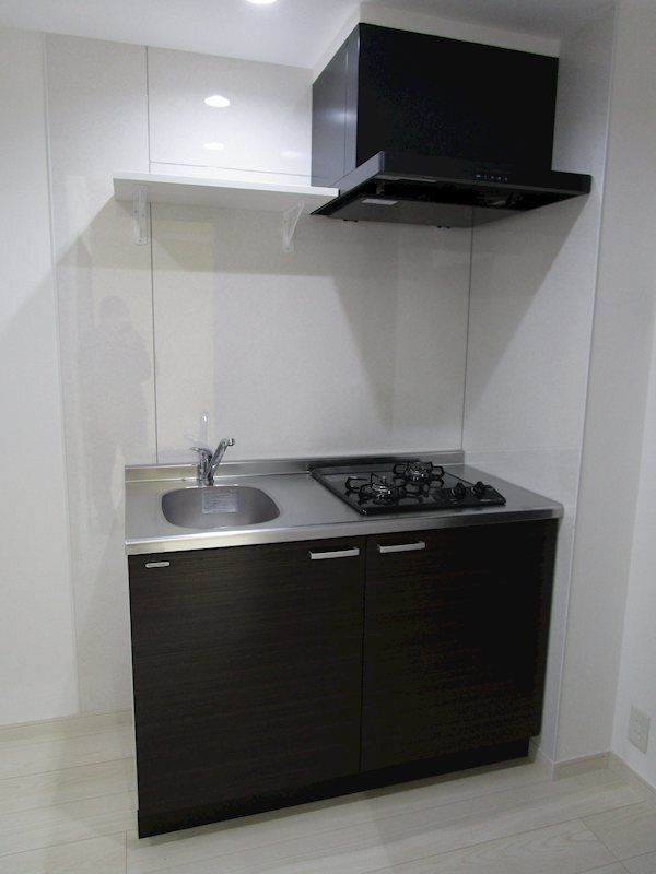 熊本市中央区水前寺６丁目のアパートのキッチン