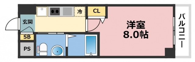 M’プラザ緑橋の間取り