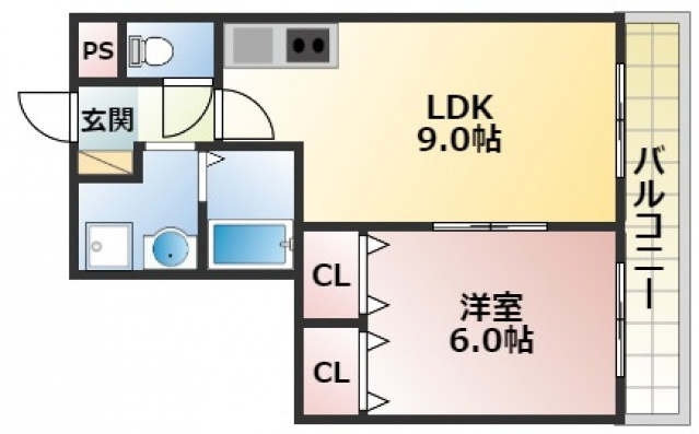 Mプラザ城東六番館の間取り