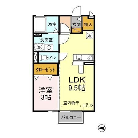 まるまハイツの間取り