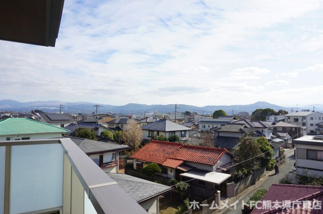 熊本市東区花立３丁目の賃貸マンションの展望