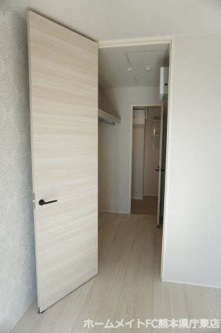 熊本市東区花立３丁目の賃貸マンションの収納