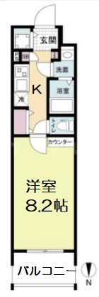 【間取り】 | La Douceur玉造