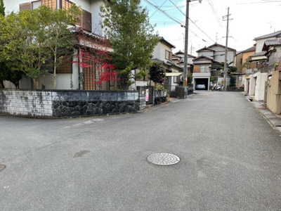 【前面道路含む現地写真】 | 京田辺市大住責谷　売土地