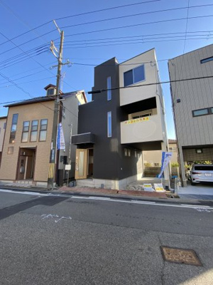 【前面道路含む現地写真】 | 灘区篠原北町１丁目　新築戸建て