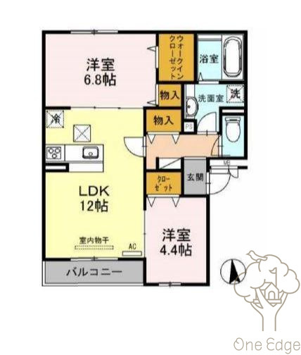 ウエストキューブの間取り