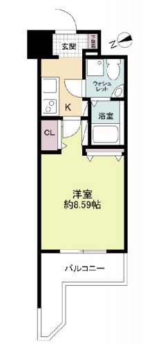 セレニテ新大阪弐番館の間取り