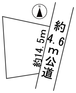 ５７５７８　羽島市足近町南宿土地の区画図