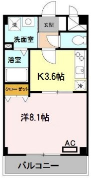 ハイツグランマークの間取り