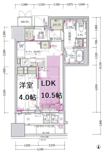 【間取り】 | ワコーレ大阪新町タワーレジデンス