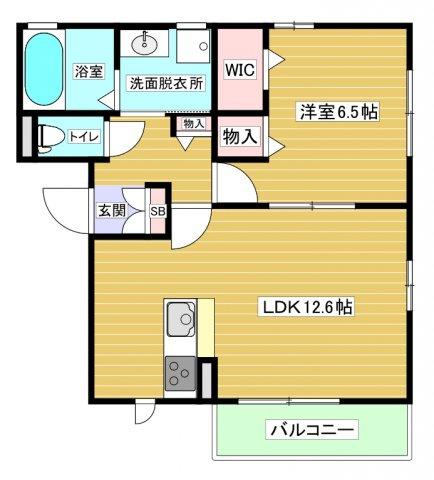 【間取り】 | ブラン ボヌール