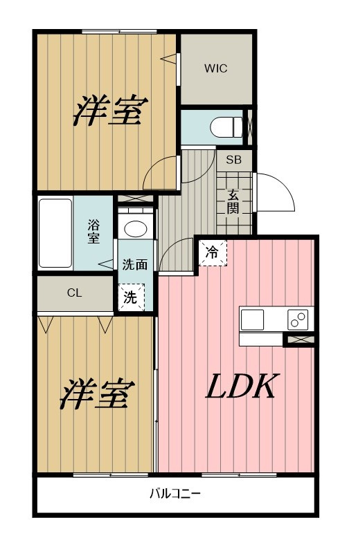サンプットコートの間取り