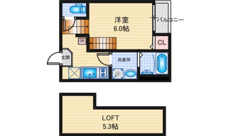 【間取り】 | ハーモニーテラス十番町Ⅰ | 略図の為、現状優先