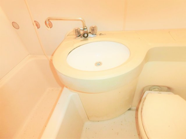 町保コーポの洗面所