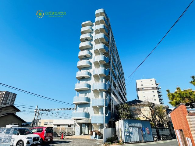 エクレール鴻巣の外観|9階のお部屋につき眺望・陽当り良好です！