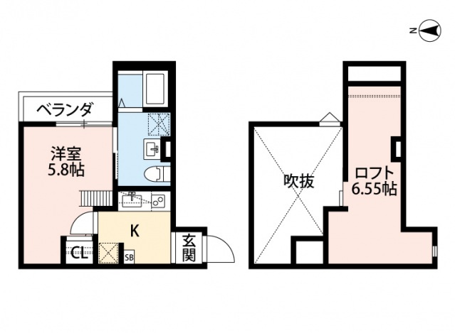 T.A小路東2丁目VIB棟の間取り
