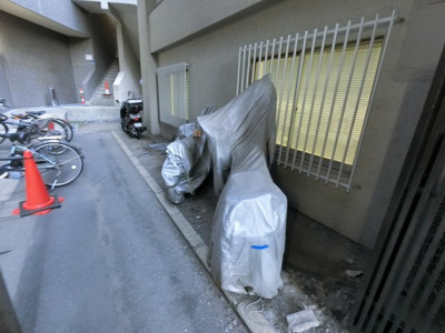 【その他共用部分】 | ハイライフ横浜 | バイク置場です。