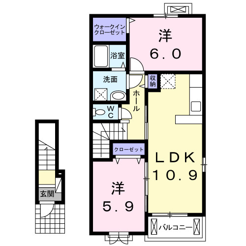 フレシールⅡの間取り