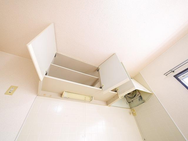 ツインハイムのキッチン|上部には換気扇があります