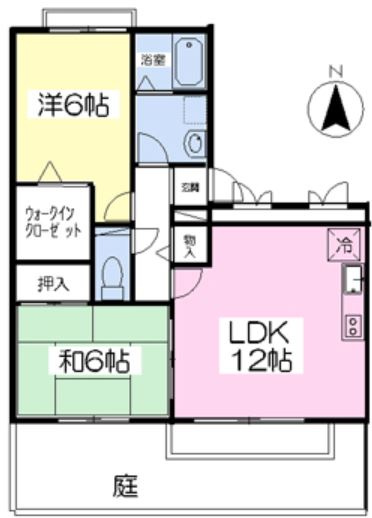 セジュール水上【キャッシュバック対象物件】の間取り