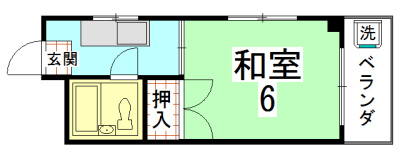 コーポラスKの間取り