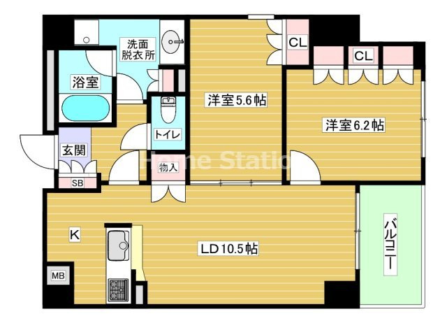 【間取り】 | アーデンタワー福島ウエスト