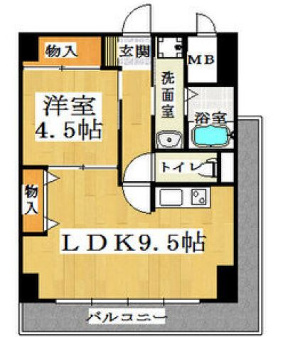 サムティ新大阪WESTの間取り