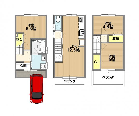 【間取り】 | 右京区太秦和泉式部町
