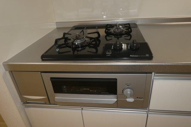 エスペランサＫⅠのキッチン|2口ガスコンロ