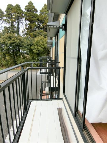 アサヒコーポのバルコニー