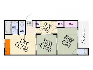 【間取り】 | 川西マンション