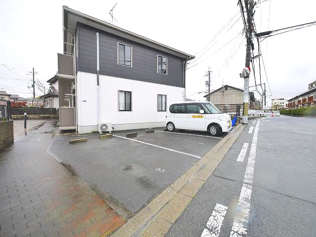 リバーパークの駐車場|駐車スペースもあります