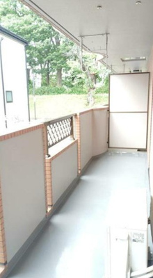 【バルコニー】 | リバーサイド多摩 | 広々としたバルコニーです