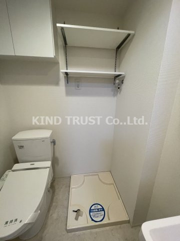 セレニテ梅田ESTの洗面所|スペースが確保できる洗面所です