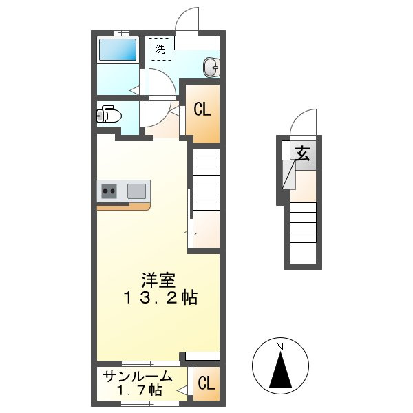ハレルアナの間取り|イメージパース