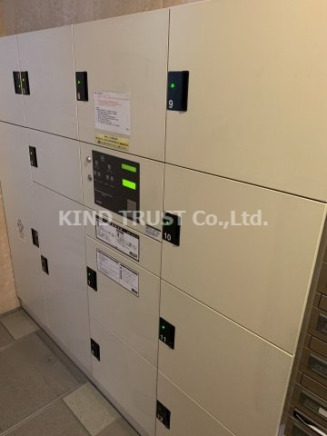 天満リバーサイドプラザのその他共用部分|便利な宅配ボックスです