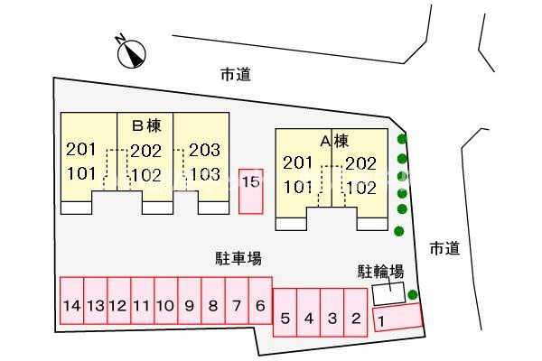 単列タイプ15区画